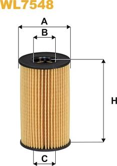 WIX Filters WL7548 - Filtro olio www.autoricambit.com