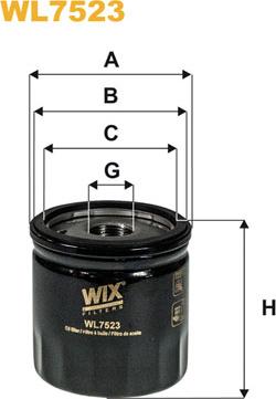 WIX Filters WL7523 - Filtro olio www.autoricambit.com