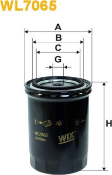 WIX Filters WL7065 - Filtro olio www.autoricambit.com