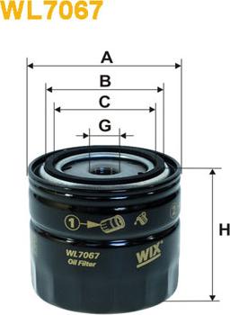 WIX Filters WL7067 - Filtro olio www.autoricambit.com