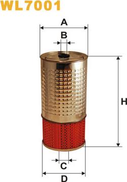 WIX Filters WL7001 - Filtro olio www.autoricambit.com