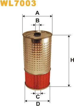 WIX Filters WL7003 - Filtro olio www.autoricambit.com