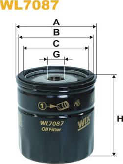 WIX Filters WL7087 - Filtro olio www.autoricambit.com