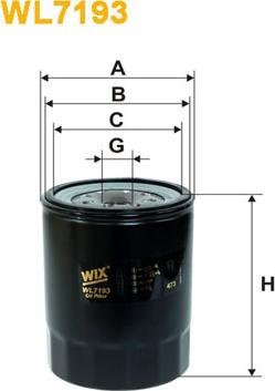 WIX Filters WL7193 - Filtro olio www.autoricambit.com