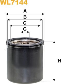 WIX Filters WL7144 - Filtro olio www.autoricambit.com