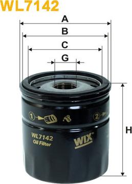 WIX Filters WL7142 - Filtro olio www.autoricambit.com