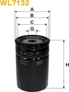 WIX Filters WL7132 - Filtro olio www.autoricambit.com