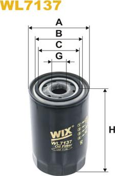 WIX Filters WL7137 - Filtro olio www.autoricambit.com