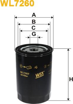 WIX Filters WL7260 - Filtro olio www.autoricambit.com