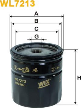 WIX Filters WL7213 - Filtro olio www.autoricambit.com