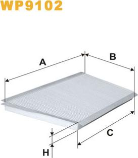 WIX Filters WP9102 - Filtro, Aria abitacolo www.autoricambit.com