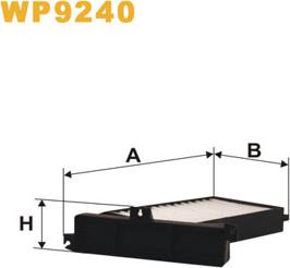 WIX Filters WP9240 - Filtro, Aria abitacolo www.autoricambit.com