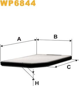 WIX Filters WP6844 - Filtro, Aria abitacolo www.autoricambit.com