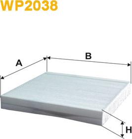 WIX Filters WP2038 - Filtro, Aria abitacolo www.autoricambit.com