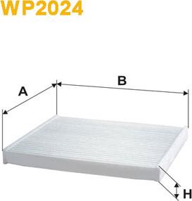 WIX Filters WP2024 - Filtro, Aria abitacolo www.autoricambit.com