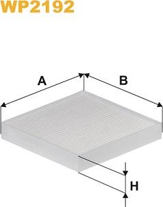 WIX Filters WP2192 - Filtro, Aria abitacolo www.autoricambit.com