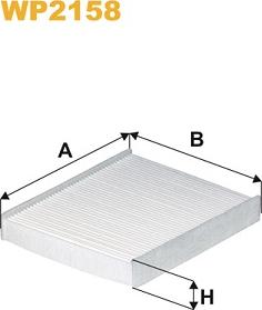 WIX Filters WP2158 - Filtro, Aria abitacolo www.autoricambit.com