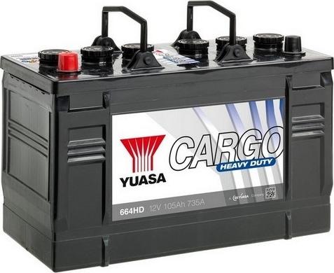 Yuasa 664HD - Batteria avviamento www.autoricambit.com