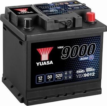 Yuasa YBX9012 - Batteria avviamento www.autoricambit.com