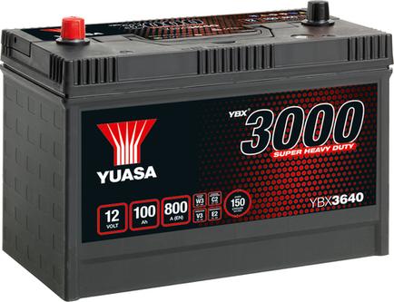 Yuasa YBX3640 - Batteria avviamento www.autoricambit.com