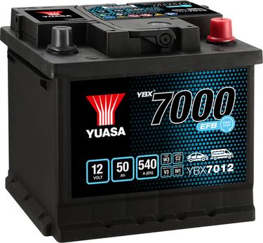 Yuasa YBX7012 - Batteria avviamento www.autoricambit.com