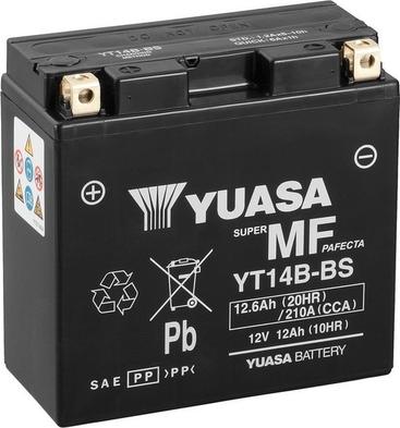 Yuasa YT14B-BS - Batteria avviamento www.autoricambit.com