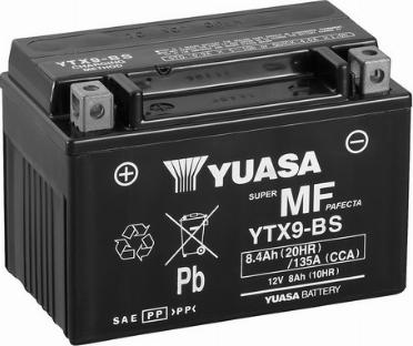 Yuasa YTX9-BS(CP) - Batteria avviamento www.autoricambit.com