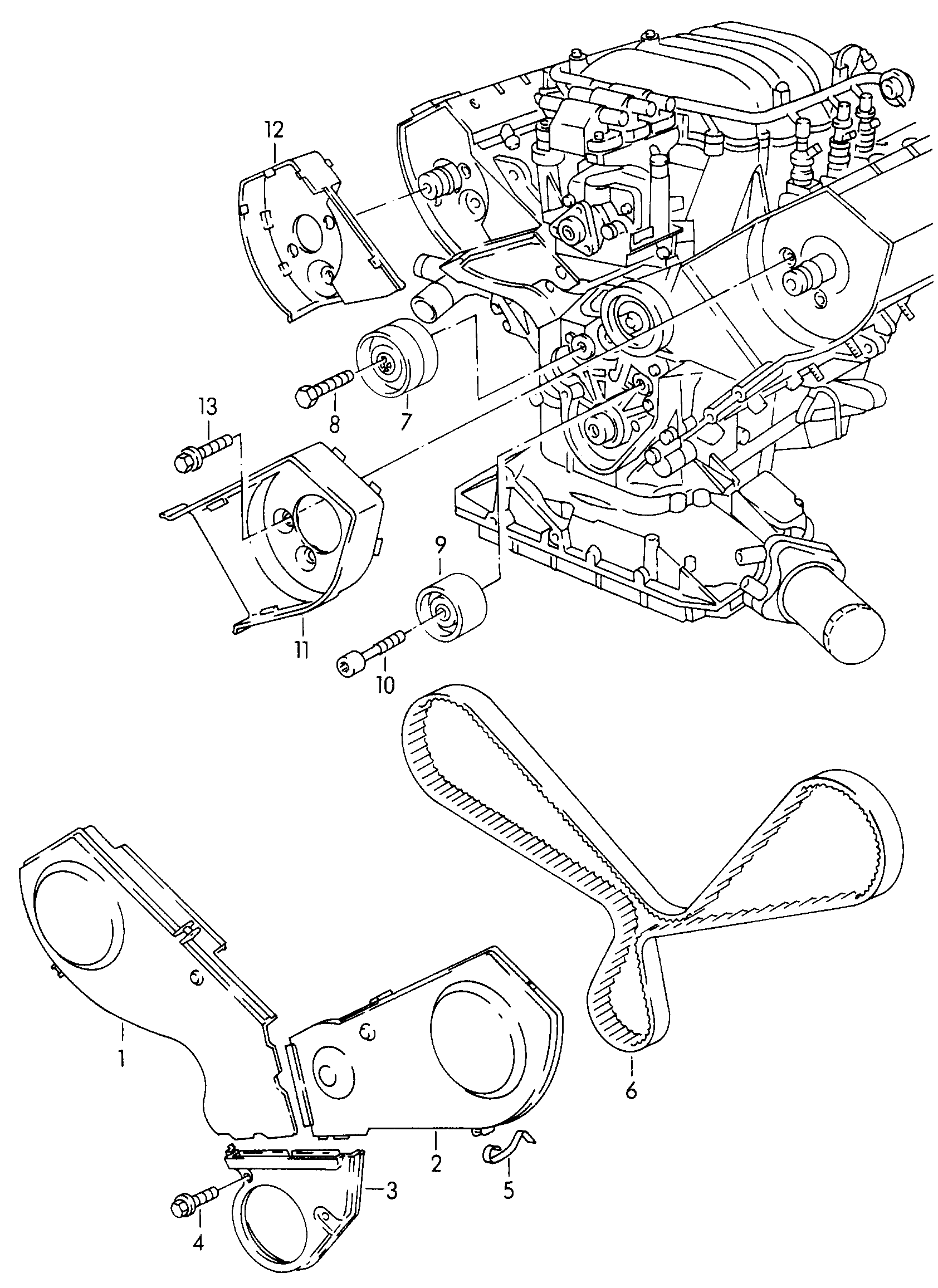 VW 078109119D - Kit cinghie dentate www.autoricambit.com