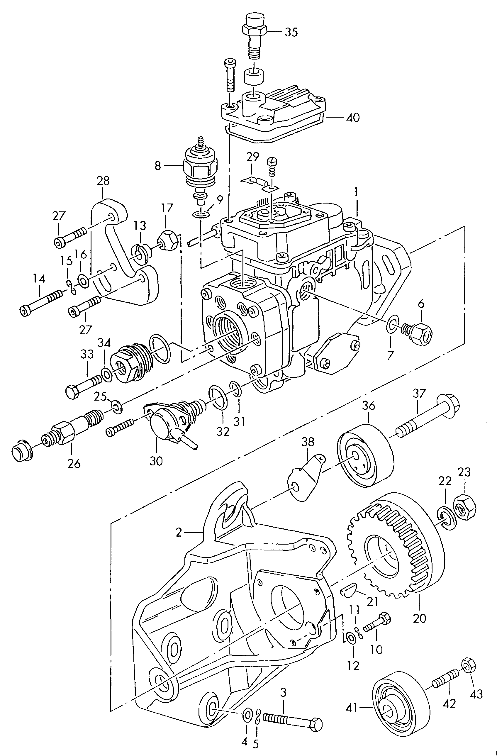 VAG N  0111331 - Kit braccio oscillante, Sospensione ruota www.autoricambit.com