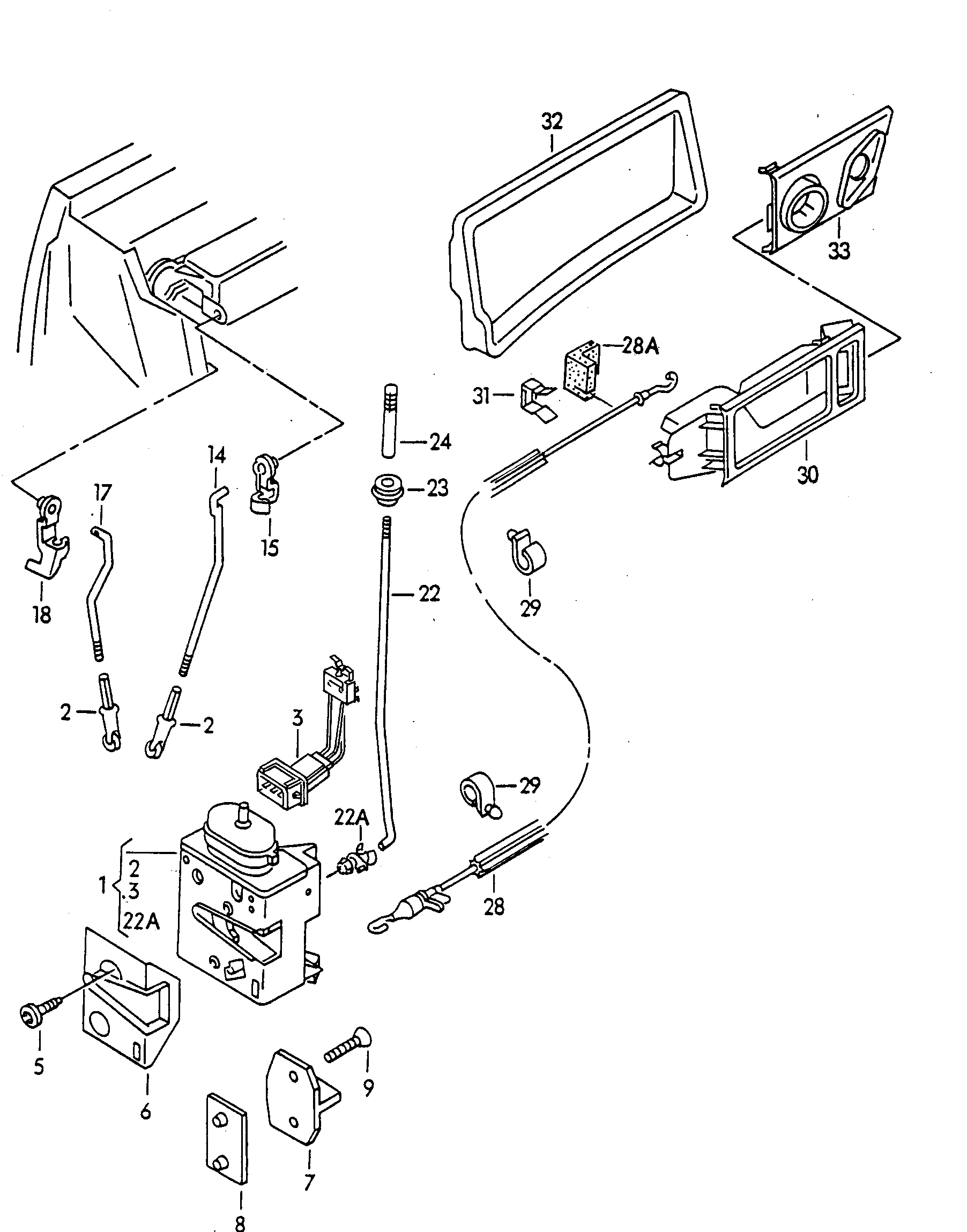 VAG 893 837 187 E - Pulsante bloccaggio www.autoricambit.com