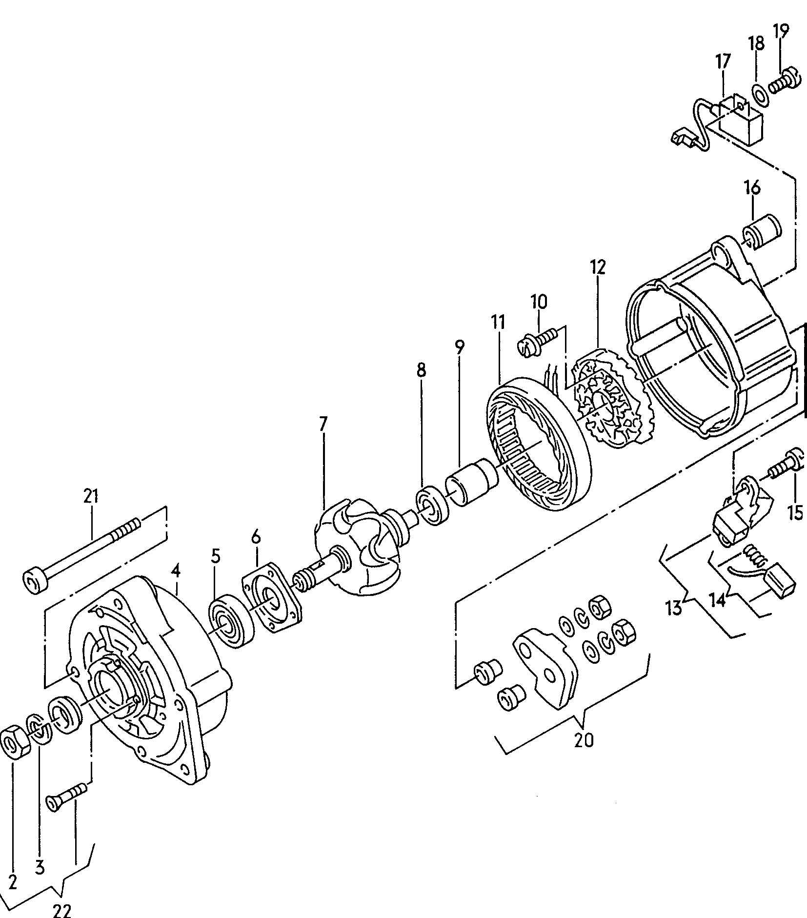 VAG 077903017 X - Alternatore www.autoricambit.com