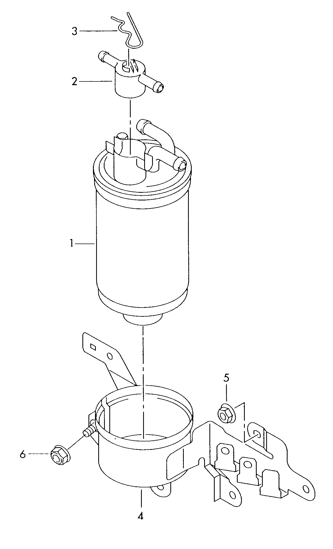 VAG 057 127 247 A - Valvola, Filtro carburante www.autoricambit.com