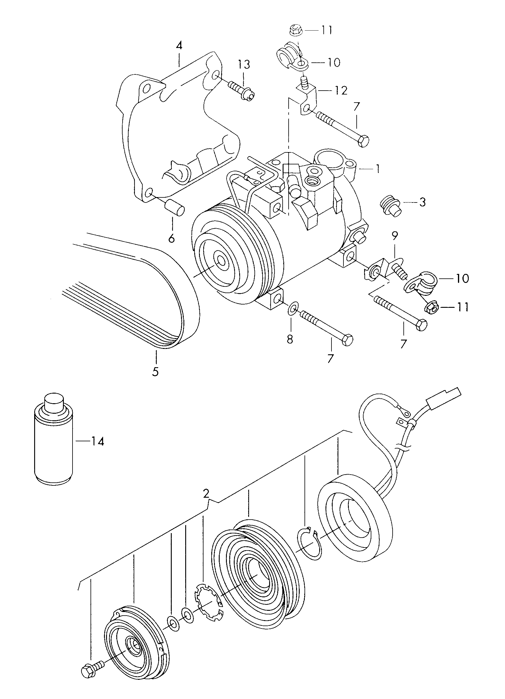 OM 4B0260805N - Compressore, Climatizzatore www.autoricambit.com