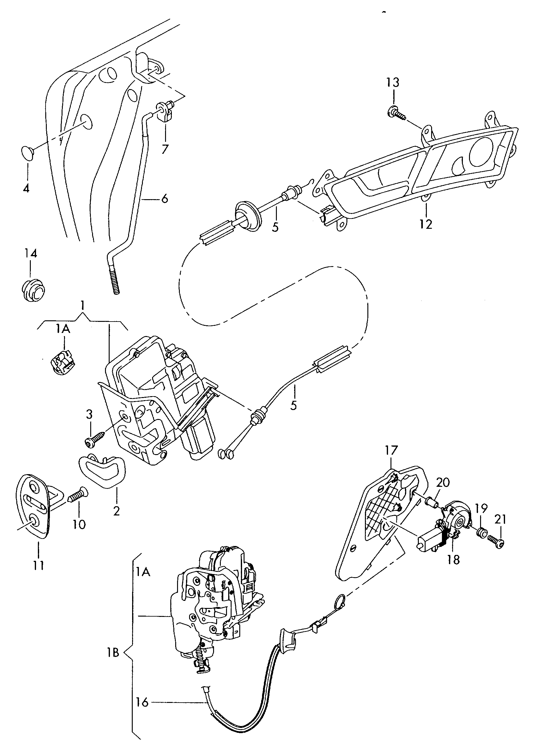 VAG 4F0 839 015 - Serratura sport. www.autoricambit.com