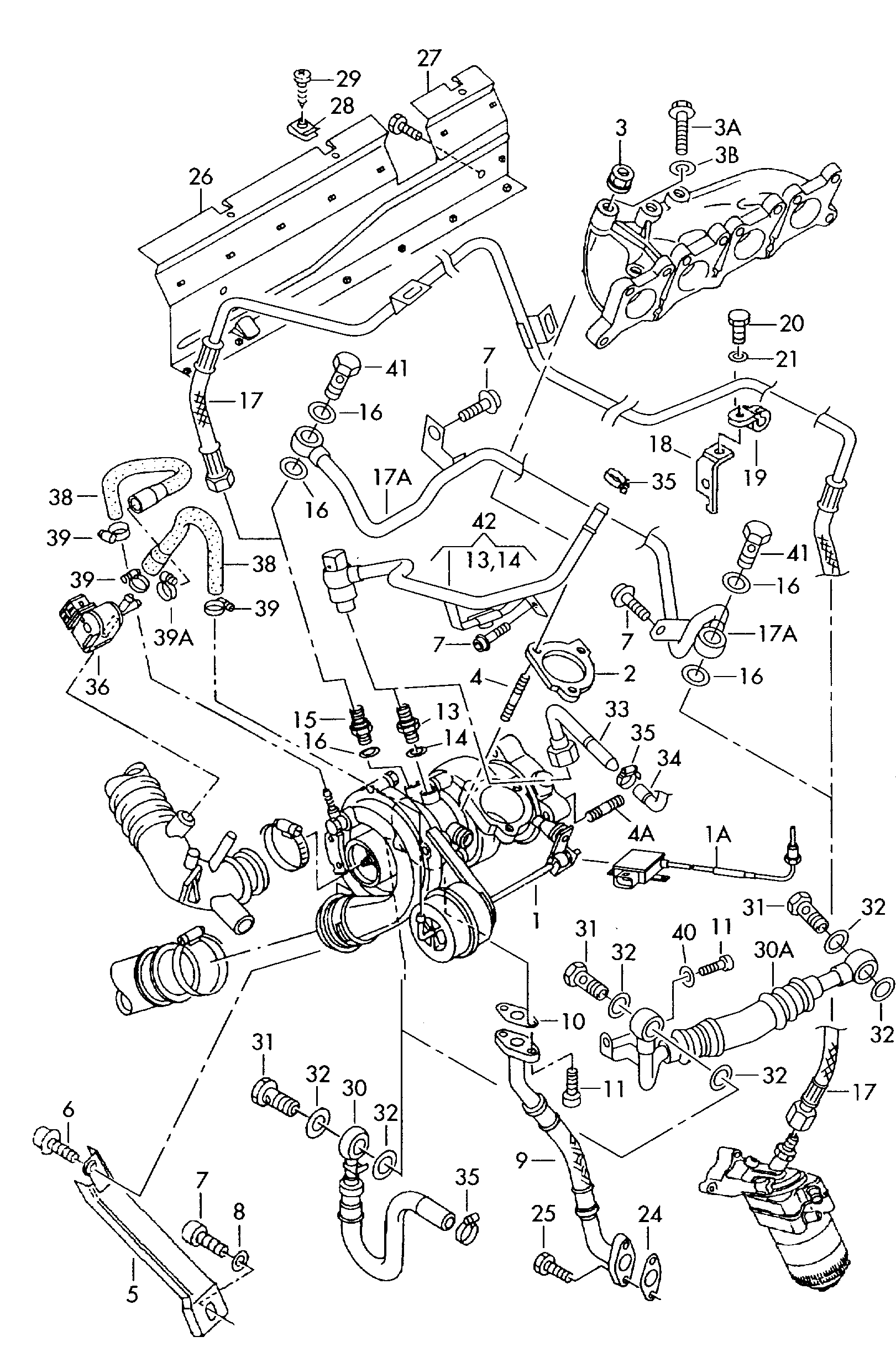 VAG 06A145704B - Turbocompressore, Sovralimentazione www.autoricambit.com