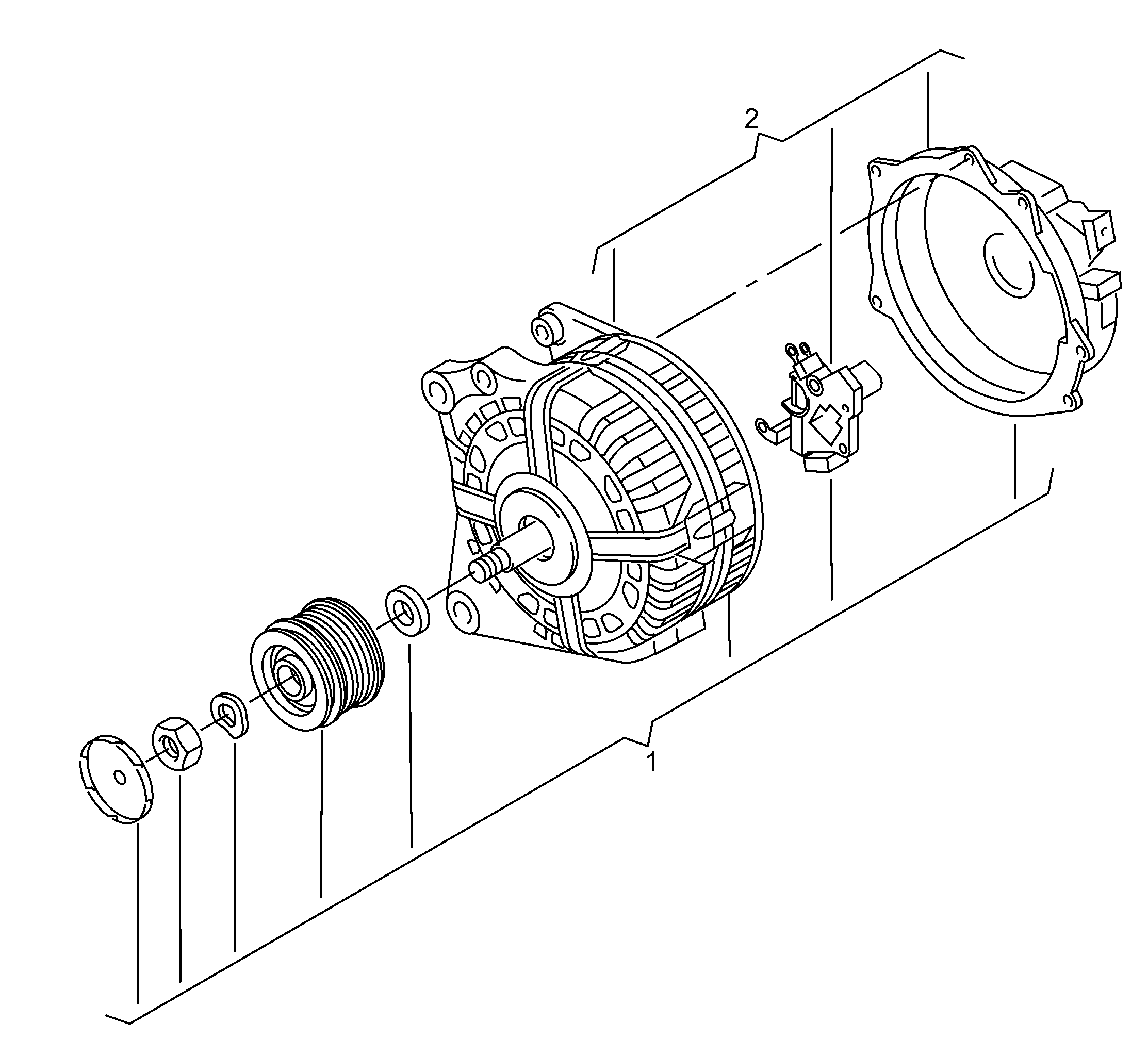 VAG 06J 903 023 GX - Alternatore www.autoricambit.com