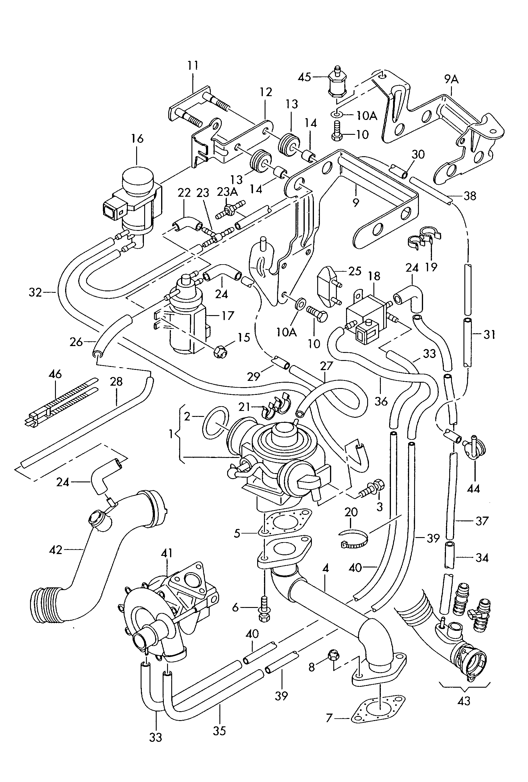 VAG N  90521601 - Guarnizione valvola EGR (ricircolo gas scarico) www.autoricambit.com