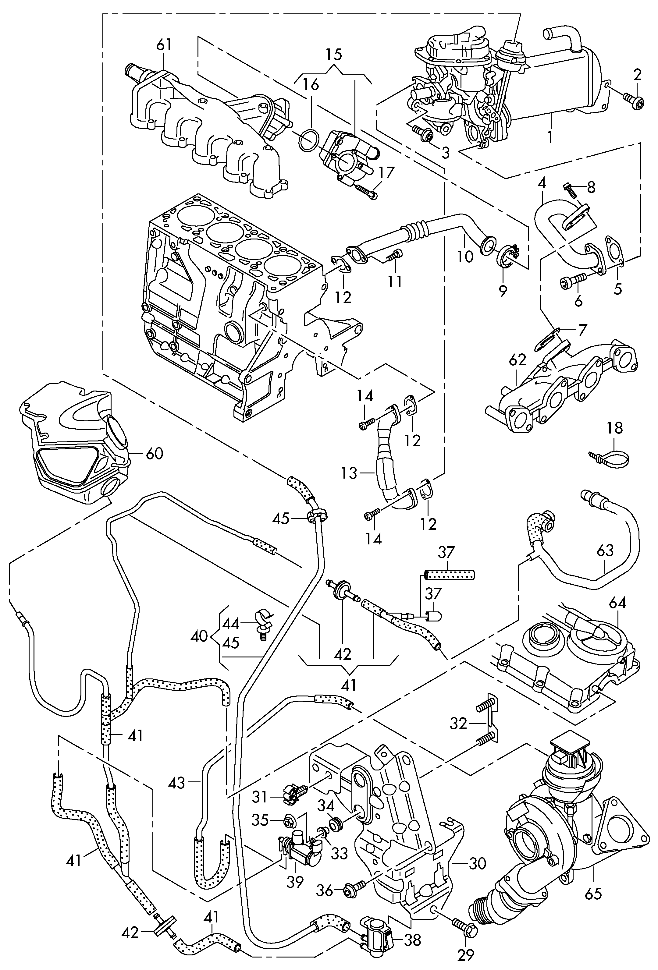 VAG 03L131512DN* - Valvola ricircolo gas scarico-EGR www.autoricambit.com