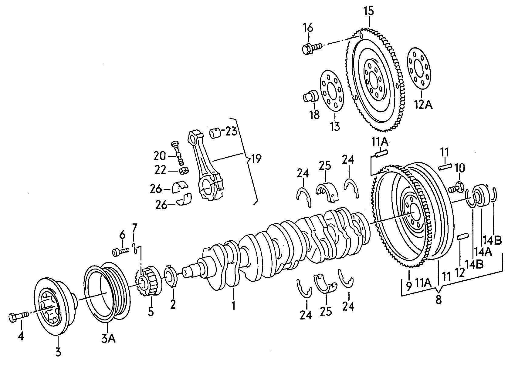 VAG 443698071 - Kit freno, freni a tamburo www.autoricambit.com