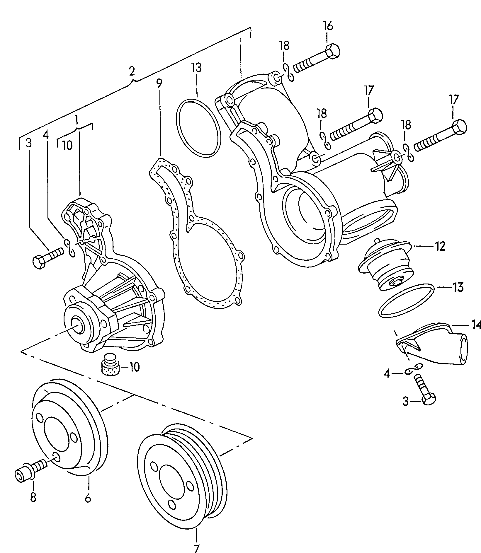 VAG 056 121 113 D - Termostato, Refrigerante www.autoricambit.com