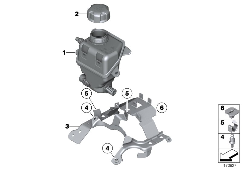 BMW 17138621092 - Serbatoio compensazione, Refrigerante www.autoricambit.com