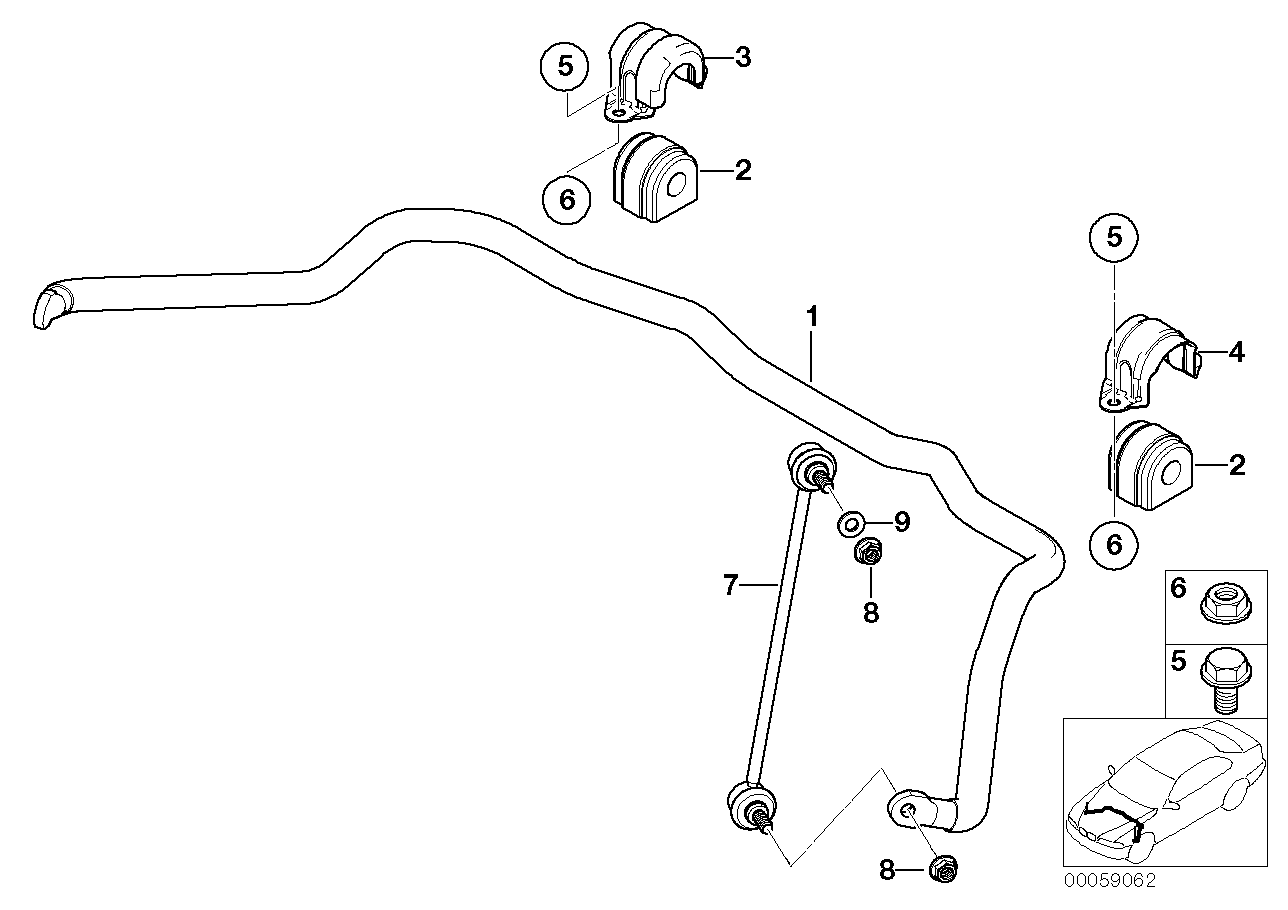 Mini 31356750703 - Asta/Puntone, Stabilizzatore www.autoricambit.com