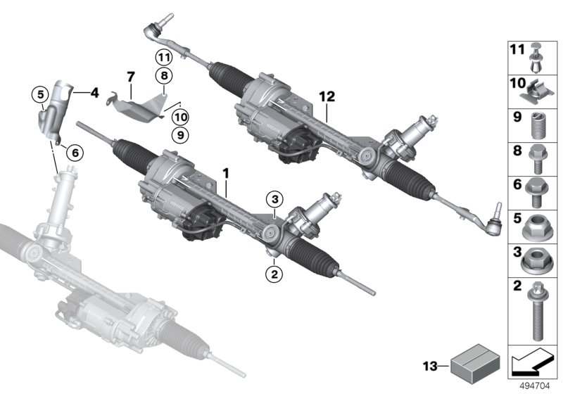 BMW 32 10 6 868 237 - Scatola guida www.autoricambit.com