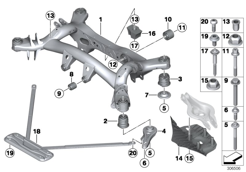 BMW 33 31 6 792 512 - Supporto, Corpo assiale www.autoricambit.com