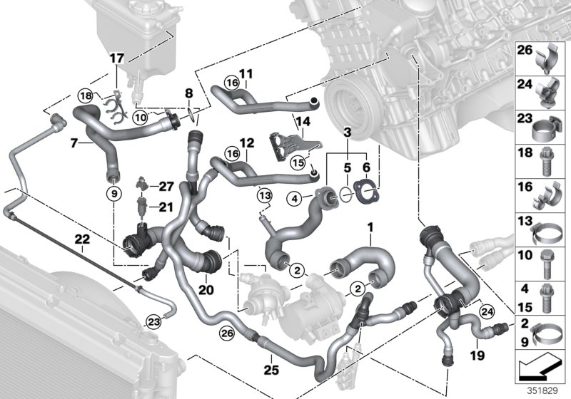 BMW 11537545278 - Guarnizione, Collettore aspirazione www.autoricambit.com