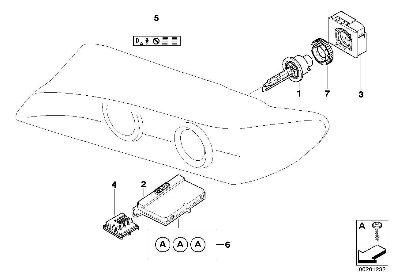 BMW 63127176068 - Centralina, Illuminazione www.autoricambit.com