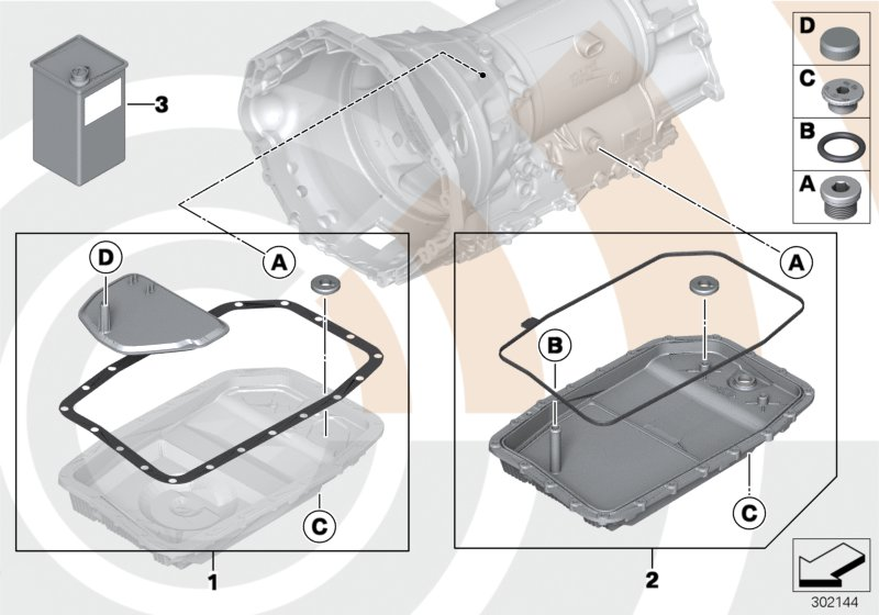 BMW 24 15 2 333 903 - Coppa olio, Cambio automatico www.autoricambit.com