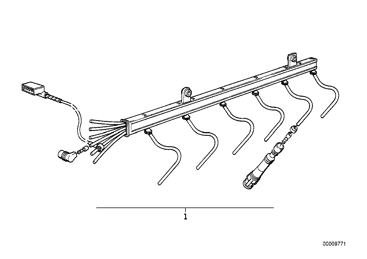 BMW 12 12 1 727 627 - Kit cavi accensione www.autoricambit.com