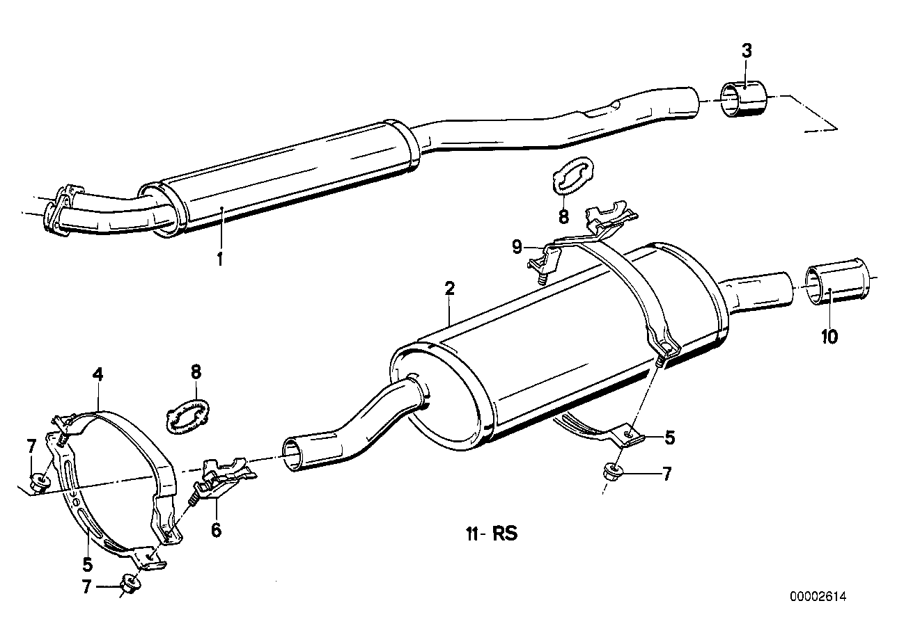 BMW 18121177945 - Silenziatore centrale www.autoricambit.com