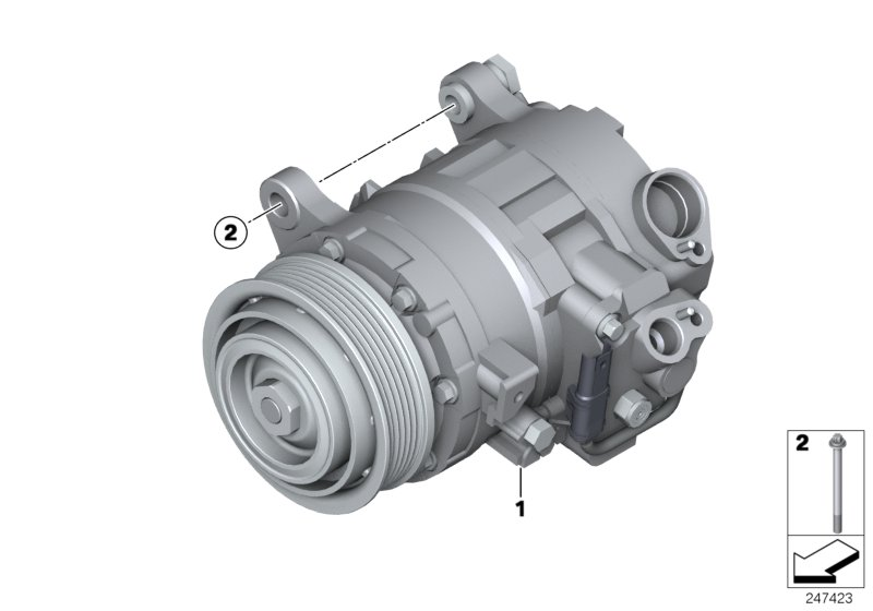 BMW 64506805025 - Compressore, Climatizzatore www.autoricambit.com